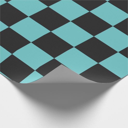 Scheckpapier für blau und schwarz geschenkpapier (Ecke)