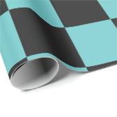 Scheckpapier für blau und schwarz geschenkpapier (Rolleneckpunkt)