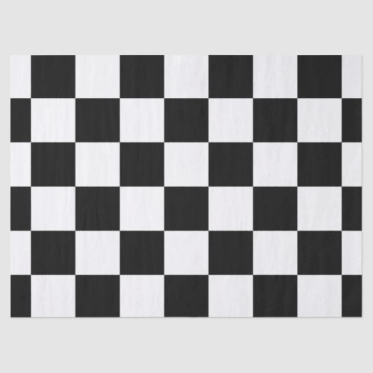 Scheckpapier für Schwarz und Weiß Seidenpapier (Vorderseite)