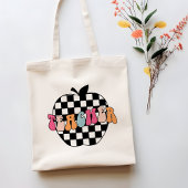 Scheckte Apfellehrerin Tragetasche