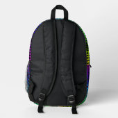 Scheckte Drehung von Kenneth Yoncich Bedruckter Rucksack (Rückseite)
