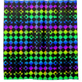 Scheckte Drehung von Kenneth Yoncich Duschvorhang (Vorderseite)