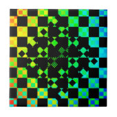 Scheckte Drehung von Kenneth Yoncich Fliese (Vorderseite)