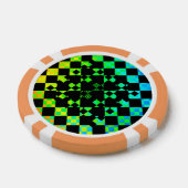Scheckte Drehung von Kenneth Yoncich Pokerchips (Einzeln)