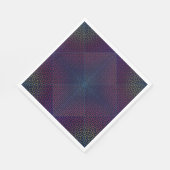 Scheckte Netzmuster 01 Schwarze BG Serviette (Ecke)