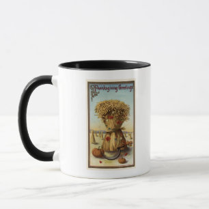 Scheffel des Heus und der Sense Tasse