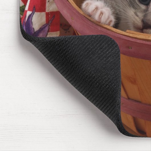 Scheffel Kerl-Miezekatze Mousepad (Ecke)