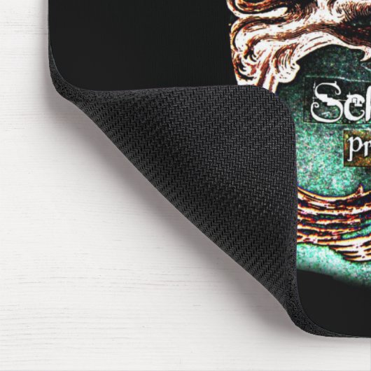 Scheffland Mausunterlage-Tiger-Schwarzes Mousepad (Ecke)