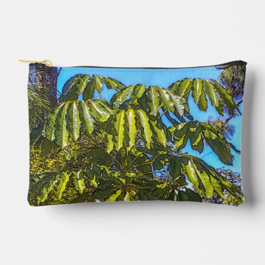 Schefflera Regenschirme Accessoire-Tasche  Zubehörtasche (Vorderseite)