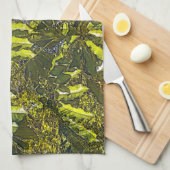 Schefflera Umbrellas Kitchen Towel 1 Geschirrtuch (Viertel Falte)