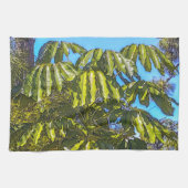 Schefflera Umbrellas Kitchen Towel 1 Geschirrtuch (Horizontal)