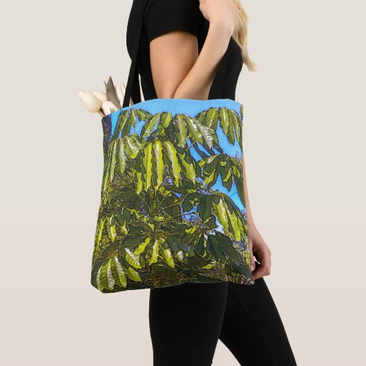 Schefflera Umbrellas Tote Bag Tasche (Von Nahem)