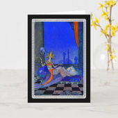 Scheherazade Karte (Gelbe Blume)