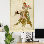 Schéhérazade, Léon Bakst und die Ballets Russes Poster (Heimbüro)
