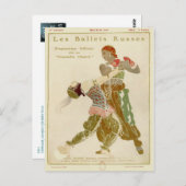 Schéhérazade, Léon Bakst und die Ballets Russes Postkarte (Vorne/Hinten)
