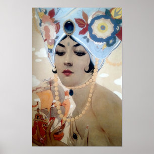 Scheherazade von Alberto Vargas (1921) Poster
