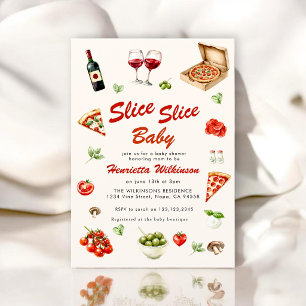 Scheibchen Scheibchen Baby Italienisches Essen Bab Einladung