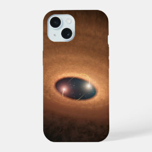 Scheibe aus staubigem Material, das bei der Sterne iPhone 15 Hülle