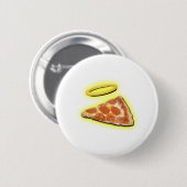 Scheibe der Himmels-Pizza mit Halo Button (Vorne & Hinten)