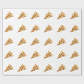 Scheibe der Pizza Geschenkpapier (Flach)