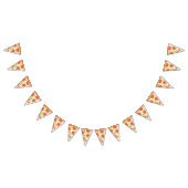 Scheibe der Pizza Wimpelkette (Alle)