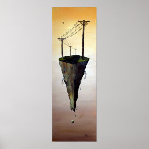 Scheibe der Straße Poster