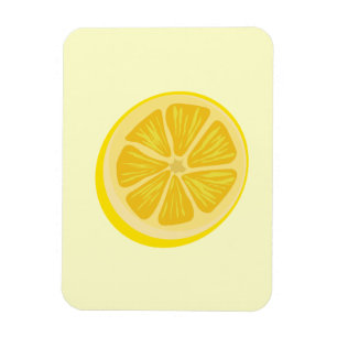 Scheibe der Zitrone Magnet
