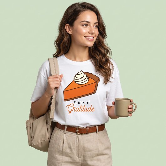 Scheibe des Dankes Kürbiskuchen T-Shirt