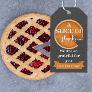 Scheibe des Dankes Kürbiskuchen Thanksgiving Freiw Geschenkanhänger