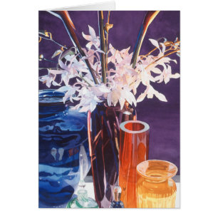 "Scheibe des Paradieses" Kunst-Glas-Aquarell