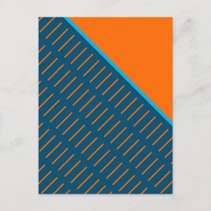 Scheibe Orange Postkarte