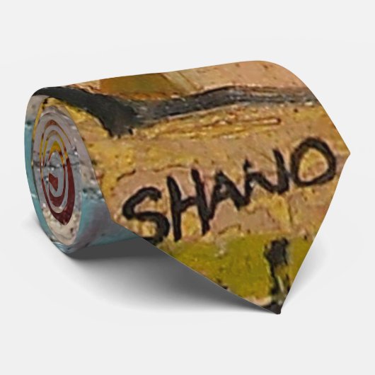 Scheibe S Shano Farbgebirgsmit Unterzeichnung Krawatte (Gerollt)