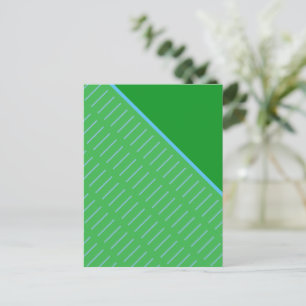 Scheibe von Grün 2 Abstrakte Gestaltung Postkarte