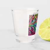 Scheiben - Abstrakte Zweige #45 Schnapsglas (Links)