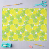 Scheiben aus Limonem Obst und Zitronenfrüchten Seidenpapier (Basteln)