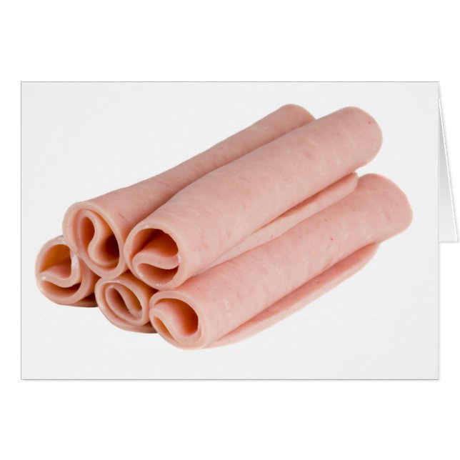 Scheiben aus Schinken (Vorderseite (Horizontal))