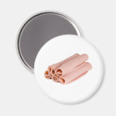 Scheiben aus Schinken Magnet (Vorderseite/Rückseite)