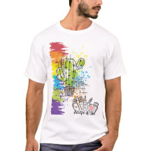 Scheiben der Liebe farbenfrohe Kakteen