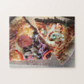 Scheiben der Pizza Puzzle (Horizontal)
