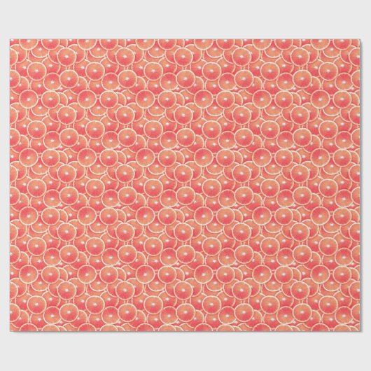 Scheiben der rosa Pampelmuse Geschenkpapier (Flach)