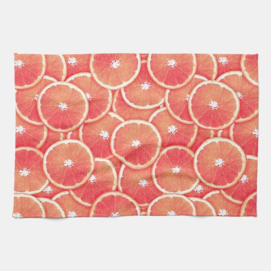 Scheiben der rosa Pampelmuse Handtuch (Horizontal)