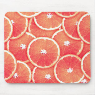 Scheiben der rosa Pampelmuse Mousepad