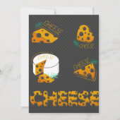 Scheiben des Käses Einladung (Vorderseite)