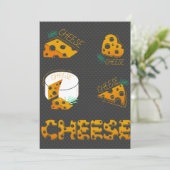 Scheiben des Käses Einladung (Stehend Vorderseite)