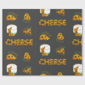 Scheiben des Käses Geschenkpapier (Flach)