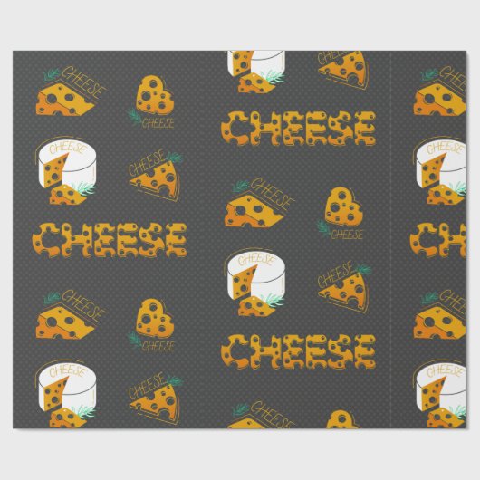 Scheiben des Käses Geschenkpapier (Flach)