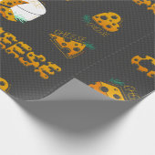 Scheiben des Käses Geschenkpapier (Ecke)