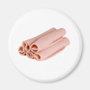 Scheiben des Schinkens Magnet
