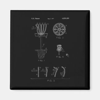 Scheiben-Golf-Korbbziel-Patentdesign - Frolf Magnet