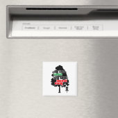 Scheiben Golf Witzige Disc-Sportarten Baum Icon Ar Magnet (In Situ (Geschirrspüler))